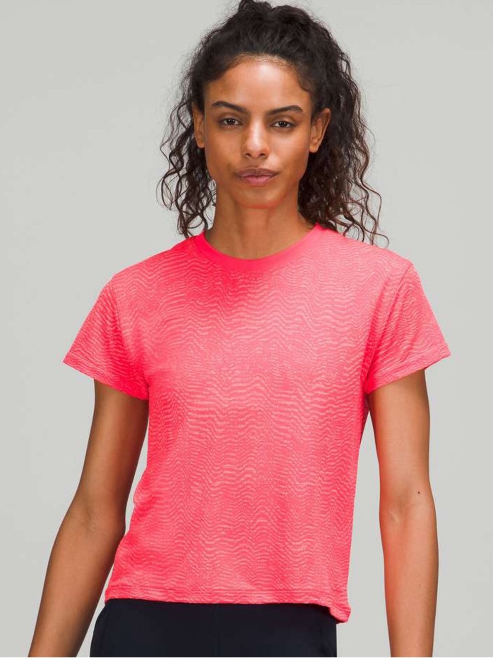 Lululemon Bright Red Train To Be Tee 4